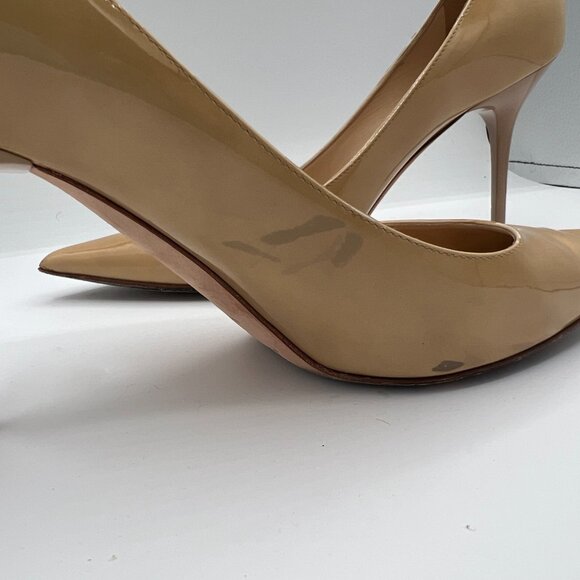 Jimmy Choo Black Patent Leather Heels Size 38.5 with Box - Picture 8 of 14